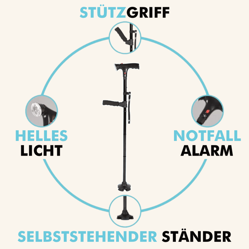 SeniorStock - Die Sicherste Gehhilfe für Senioren