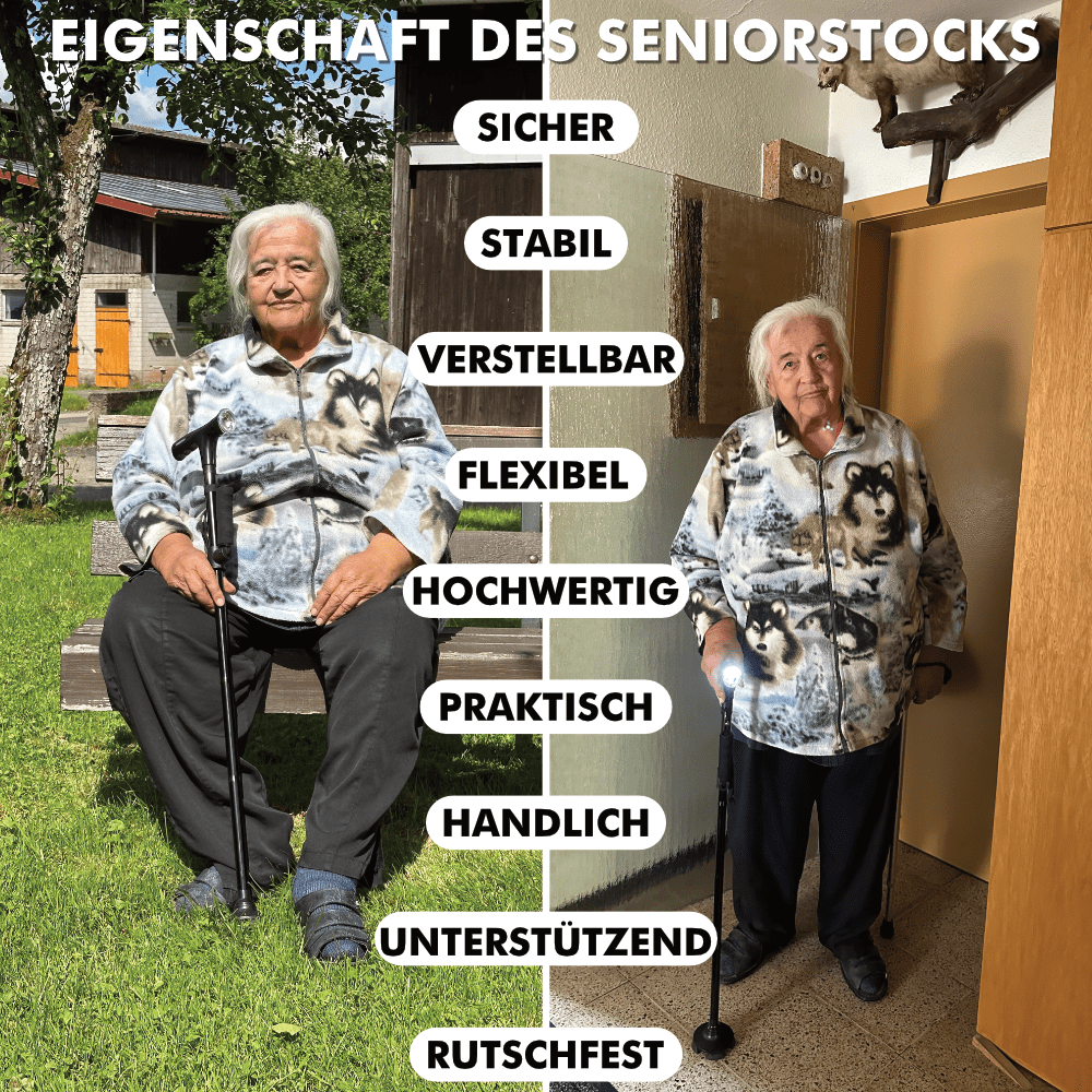 SeniorStock - Die Sicherste Gehhilfe für Senioren