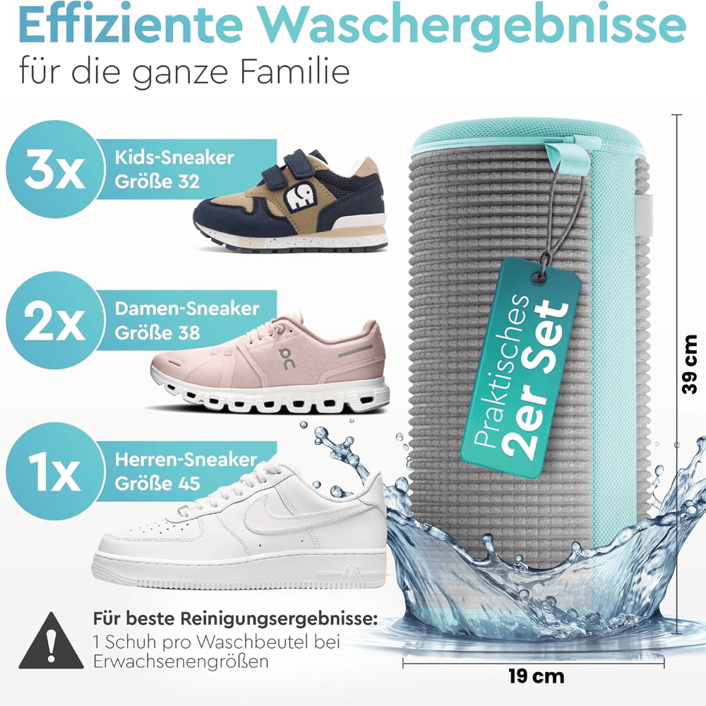 Waschuh - Der Schuhwaschbeutel