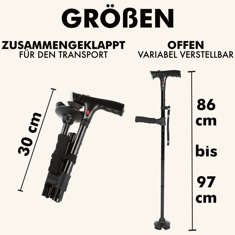 SeniorStock - Die Sicherste Gehhilfe für Senioren