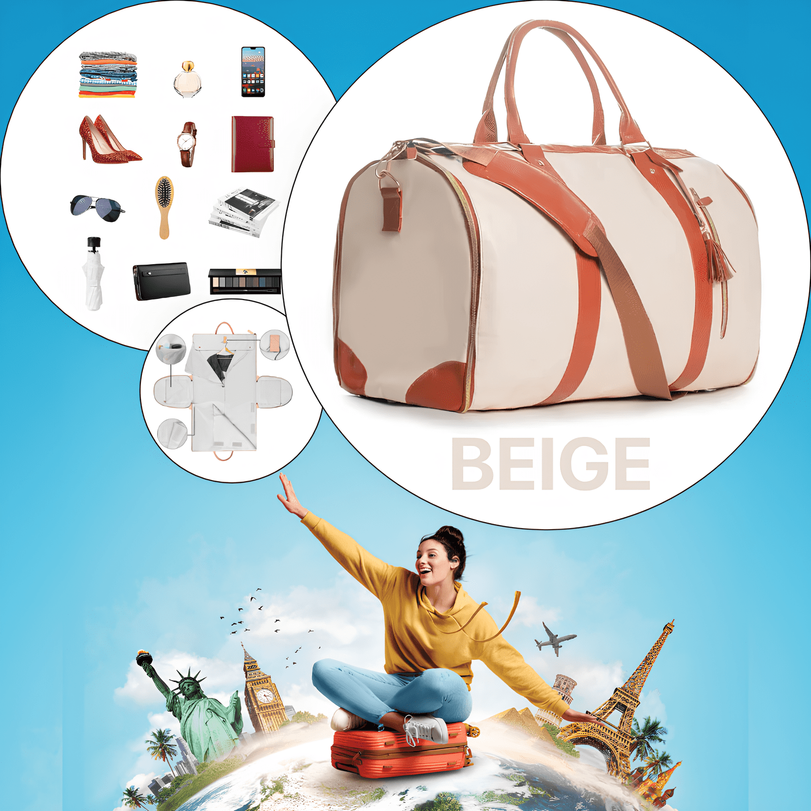 Travel Bag - Die Faltbare Reisetasche