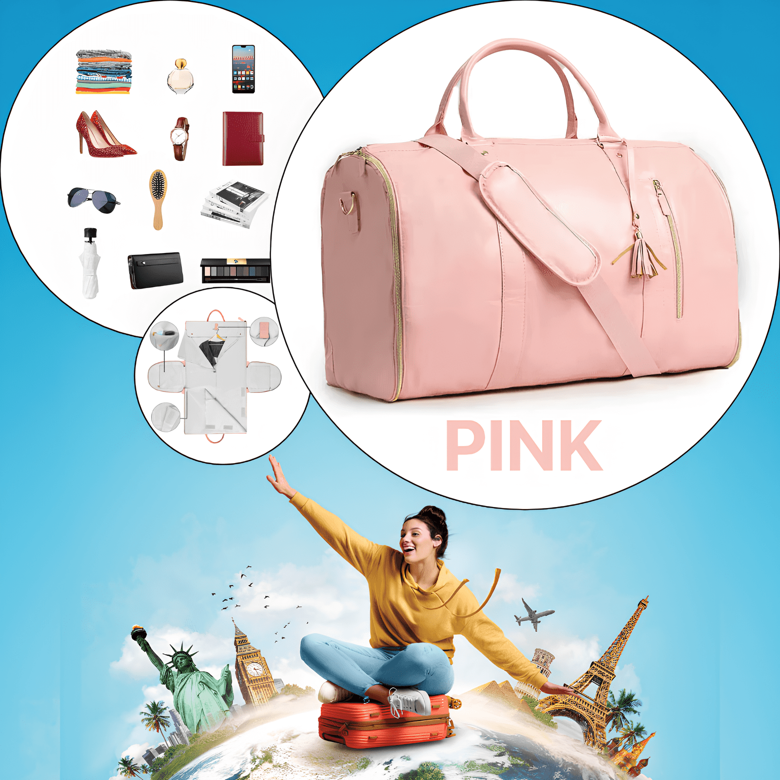 Travel Bag Die Faltbare Reisetasche – myguy