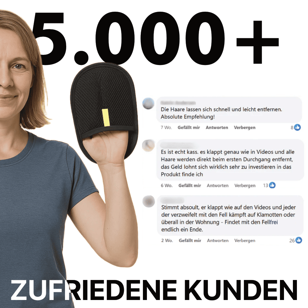 Fellfrei – Der Handschuh gegen Tierhaare