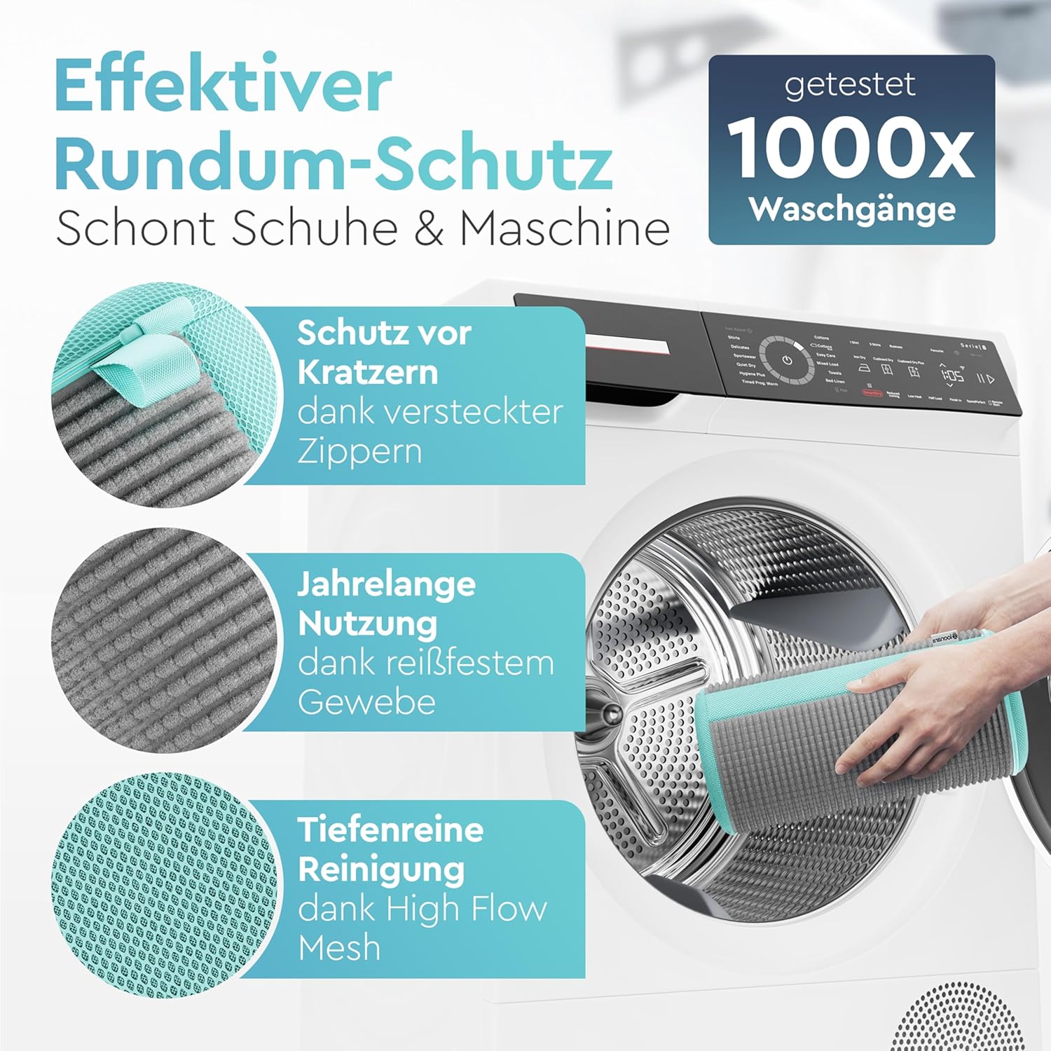 Waschuh - Der Schuhwaschbeutel