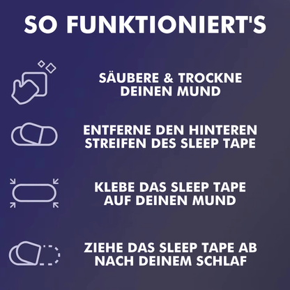 Sleep Tape - Für eine Schnarchlose Nacht
