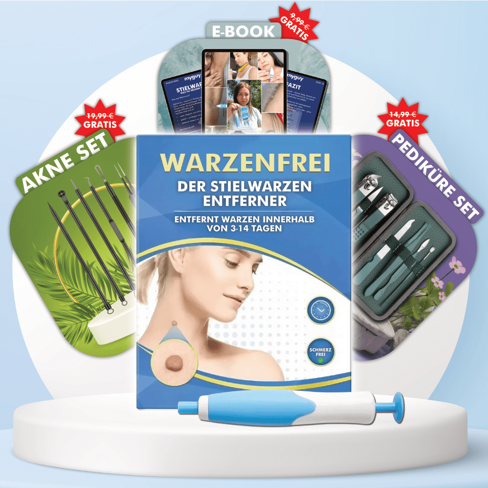 Warzenfrei + GRATIS Akne-Set + Pediküre-Set + E-Book