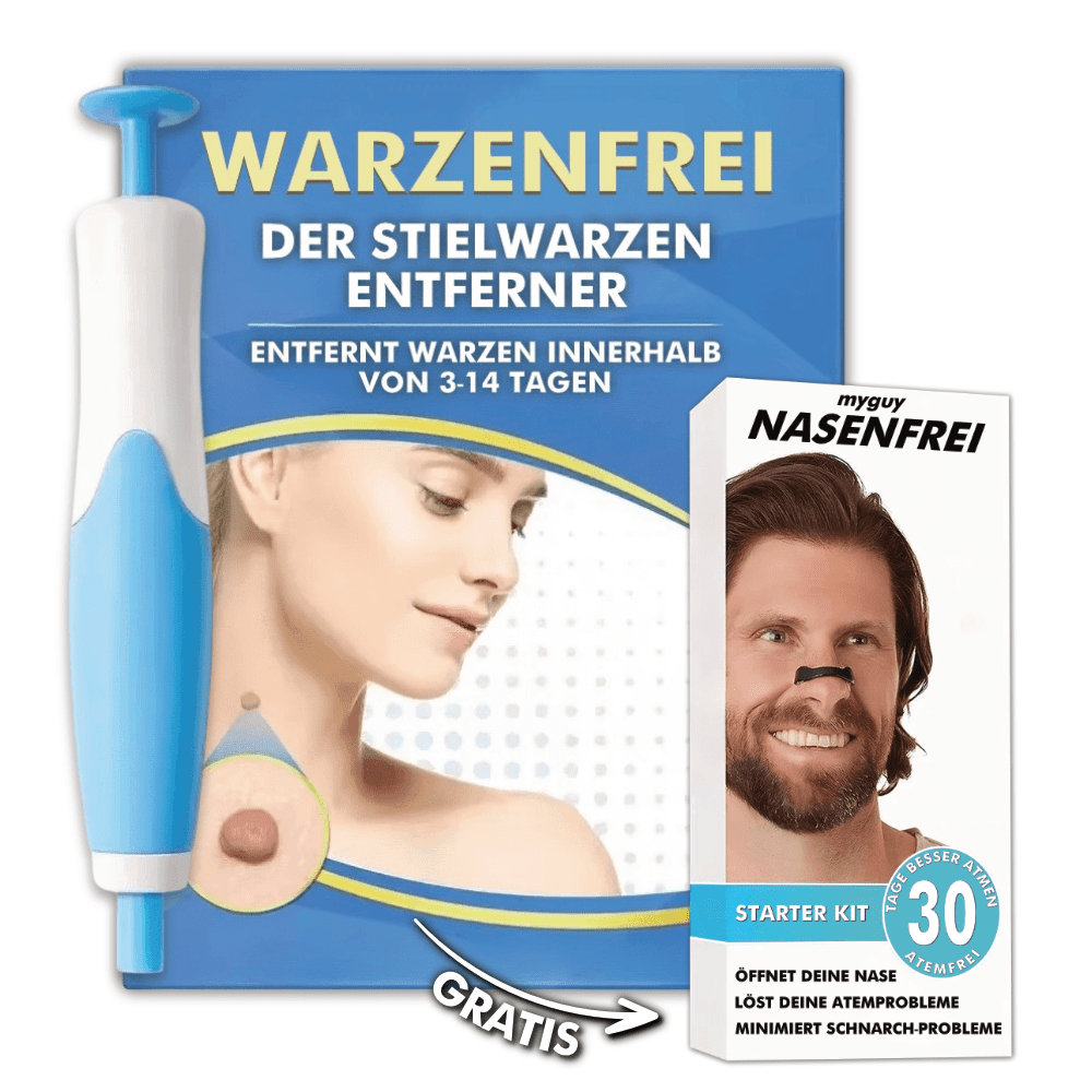 Warzenfrei + GRATIS Nasenfrei